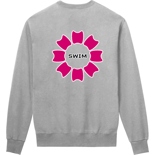 プルフラワー（P）（SWIM）背面プリント 定番スウェット