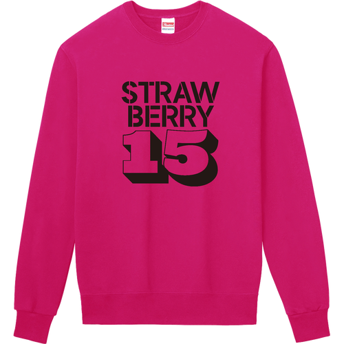 STRAWBERRY 15・イチゴ大好き 定番スウェット