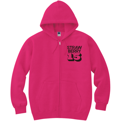 STRAWBERRY 15・イチゴ大好き 軽量ジップアップパーカー