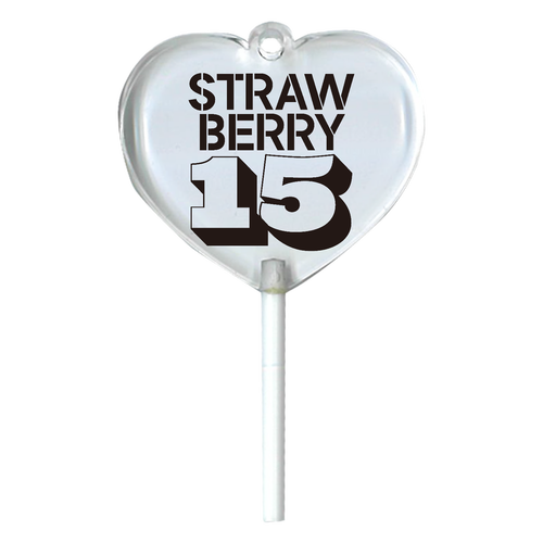 STRAWBERRY 15・イチゴ大好き ハートキャンディアクリルチャーム