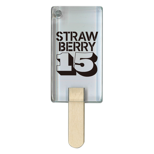 STRAWBERRY 15・イチゴ大好き アイス型アクリルチャーム