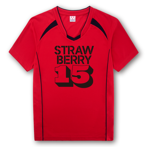 STRAWBERRY 15・イチゴ大好き バレーボールシャツ