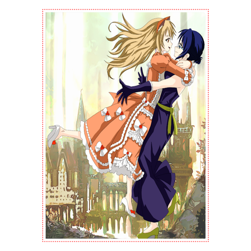 クリアファイル：月の王女(背景あり) A4クリアファイル