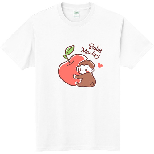 ベビーモンキーりんご 軽量Ｔシャツ