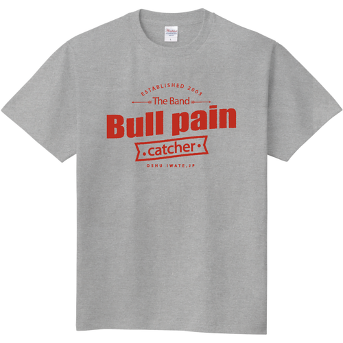Bull pain catcher | memo RED 定番Ｔシャツ