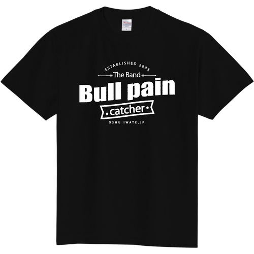 Bull pain catcher | memo WHITE 定番Ｔシャツ