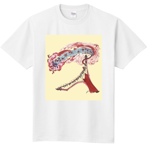 Ricky エッフェル塔　クリーム 定番Ｔシャツ