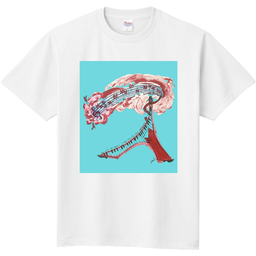 Rickyエッフェル塔　水色 定番Ｔシャツ