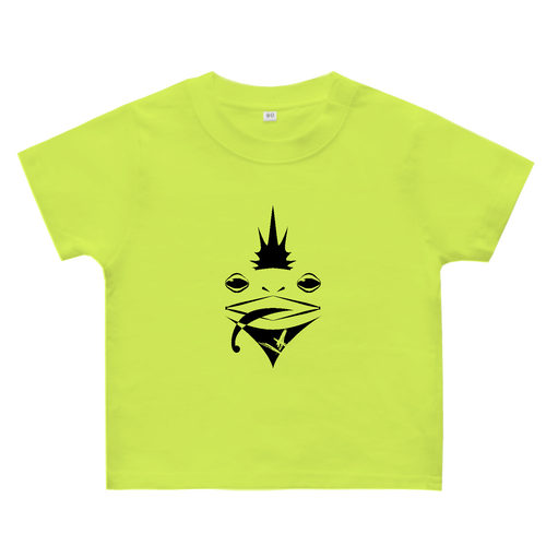 かえるかわいい(モヒカン) ヘビーウェイトベビーＴシャツ