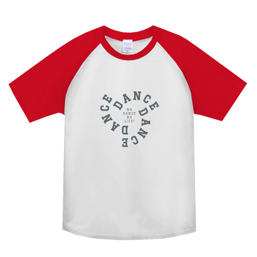 DANCE DANCE DANCE・ダンス大好き! 1 ヘビーウェイトラグランＴシャツ