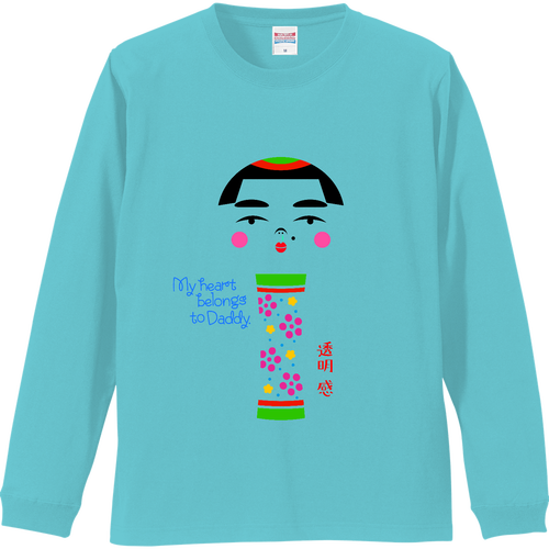 透明感saya リブ付 ロングスリーブＴシャツ