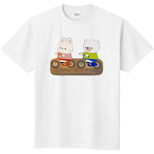 enjoyable holiday（楽しい休暇） 定番Ｔシャツ