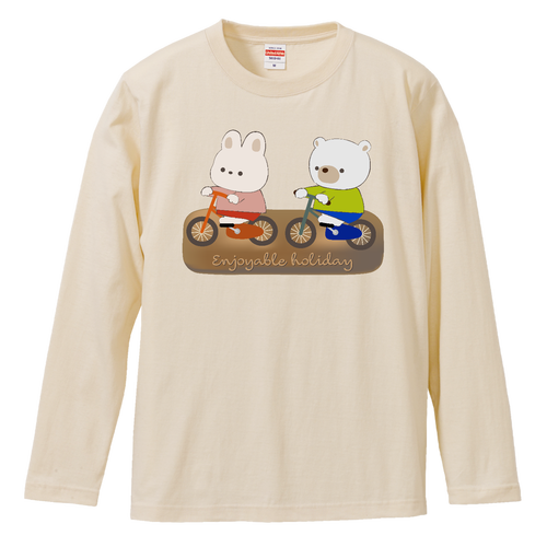 enjoyable holiday（楽しい休暇） ロングスリーブTシャツ