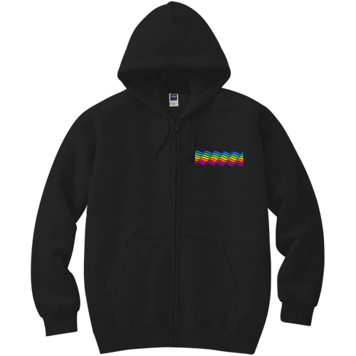 Rainbow wave・虹波  1 軽量ジップアップパーカー