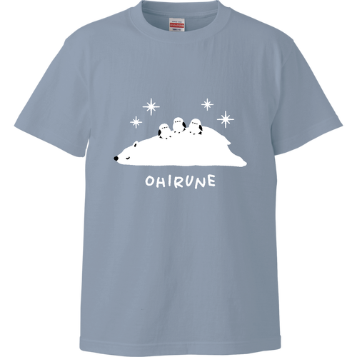 しろくまくん お昼寝 type01 ハイクオリティーTシャツ