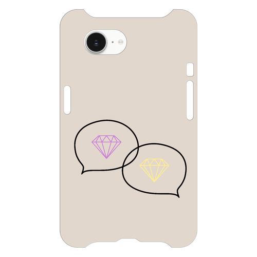 紫×黄色  概念ケース iPhone16e/17e