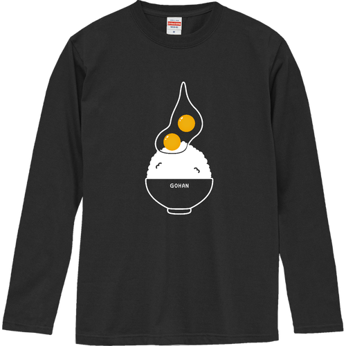 たまごかけごはんB ロングスリーブTシャツ