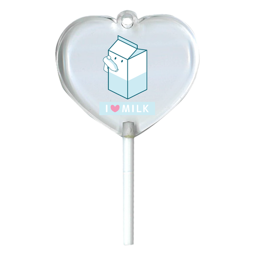 【I LOVE MILK】アクリルチャーム ハートキャンディアクリルチャーム