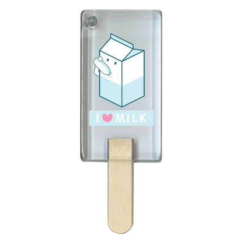 【I LOVE MILK】アクリルチャーム アイス型アクリルチャーム
