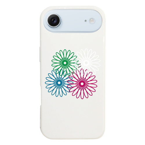 ネオンフラワー iPhone17 Air (ハードケース)