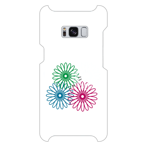 ネオンフラワー Galaxy S8 (SC-02J)