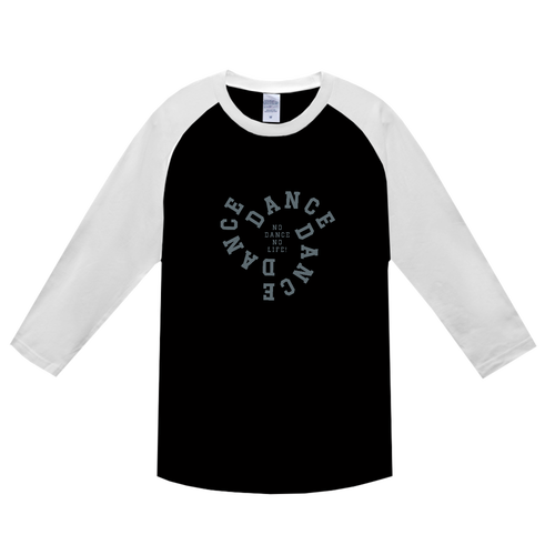 DANCE DANCE DANCE・ダンス大好き! 1 ヘビーウェイトベースボールＴシャツ