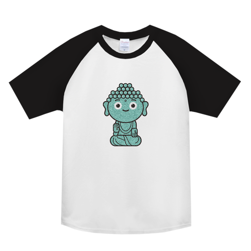 仏像くん 1 ヘビーウェイトラグランＴシャツ