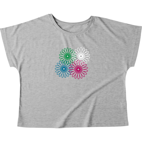 ネオンフラワー ウィメンズ ドルマン Tシャツ