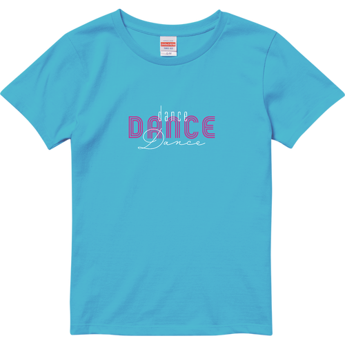 DANCE DANCE DANCE・ダンス大好き! 2 ハイクオリティーTシャツ（ガールズ）