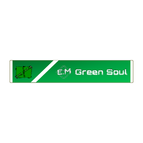 Soulシリーズ：GreenSoul Goods 全面インクジェットマフラータオル