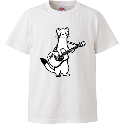 オコジョくん type03 アコースティックギター ハイクオリティーTシャツ