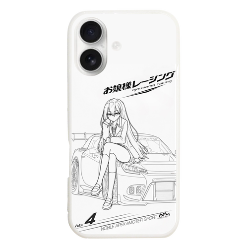 緋ノ宮レイ(ギャルver) 線画風 iPhone17 ハードケース iPhone17 (ハードケース)