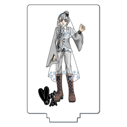 雪野鐘竜（私服）／アクリルフィギュア長方形(50×75mm) アクリルフィギュア長方形(50×75mm)