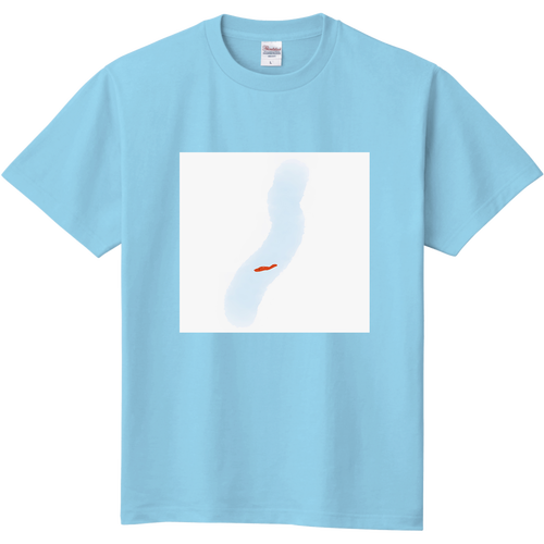 川に金魚がいるよ 定番Ｔシャツ