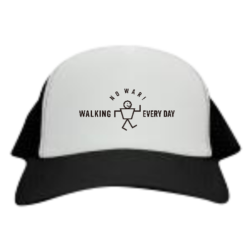 Walking every day・毎日ウォーキング 05  NO WAR! メッシュキャップ