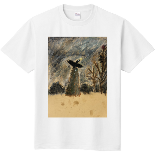 カァは頭上で鳴いている 定番Ｔシャツ