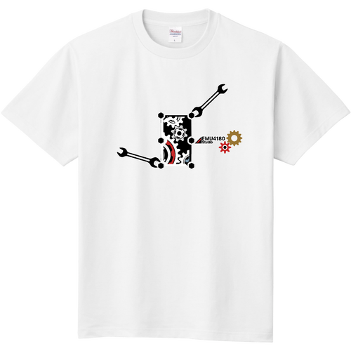 スパナと歯車2026黒文字 定番Ｔシャツ