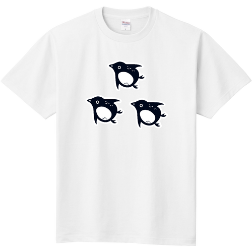 千鳥風アデリーペンギン type02 定番Ｔシャツ