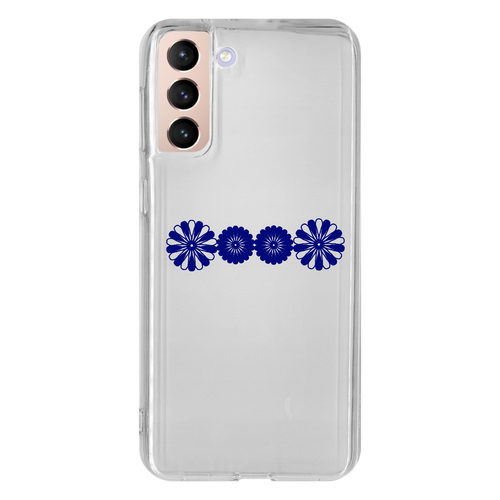 藍花 Galaxy S21+ 5G SC-54B/SCG10 TPUケース