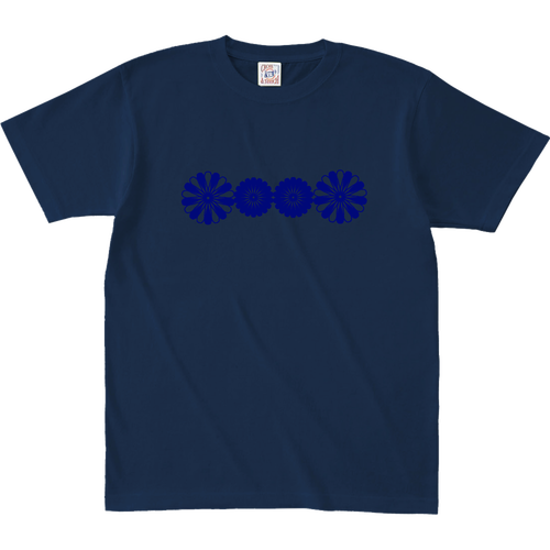 藍花 オープンエンド マックスウェイト Tシャツ（キッズ）