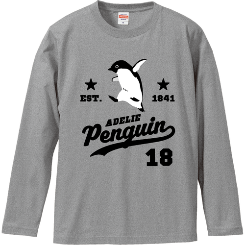 アデリーペンギンくん アメカジ type02 ロングスリーブTシャツ