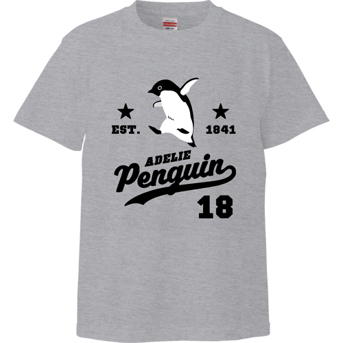 アデリーペンギンくん アメカジ type02 ハイクオリティーTシャツ