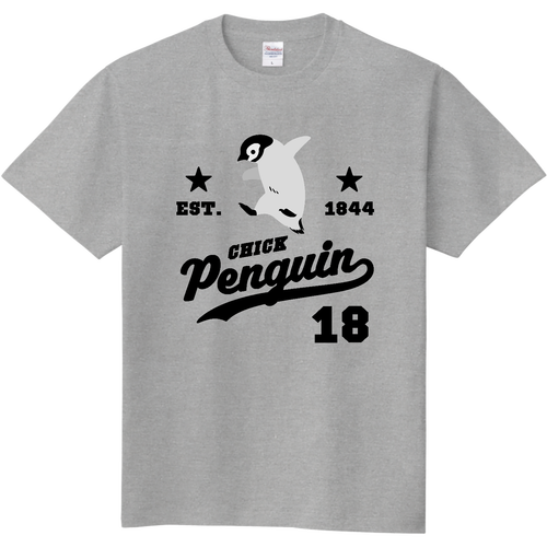 エンペラーペンギンくん（ヒナ） アメカジ type02 定番Ｔシャツ