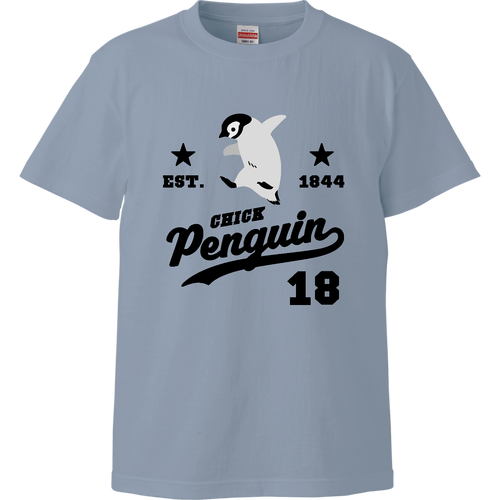 エンペラーペンギンくん（ヒナ） アメカジ type02 ハイクオリティーTシャツ
