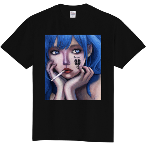 Doclover タバコを吸う女　 定番Ｔシャツ