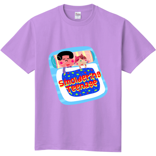 夢見るキャットに腕ピロー 定番Ｔシャツ