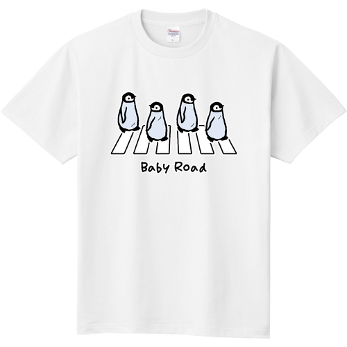 Baby Road ベビィロード エンペラーペンギン（ヒナ） 定番Ｔシャツ