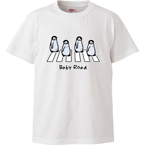 Baby Road ベビィロード エンペラーペンギン（ヒナ） ハイクオリティーTシャツ