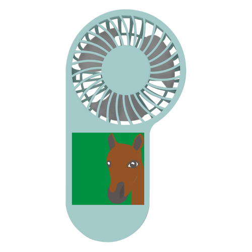 うま コンパクトハンディUSBファン