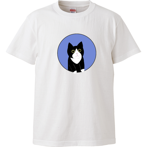 まるの中からハチワレさん 【EVENT_OR】 ハイクオリティー Tシャツ